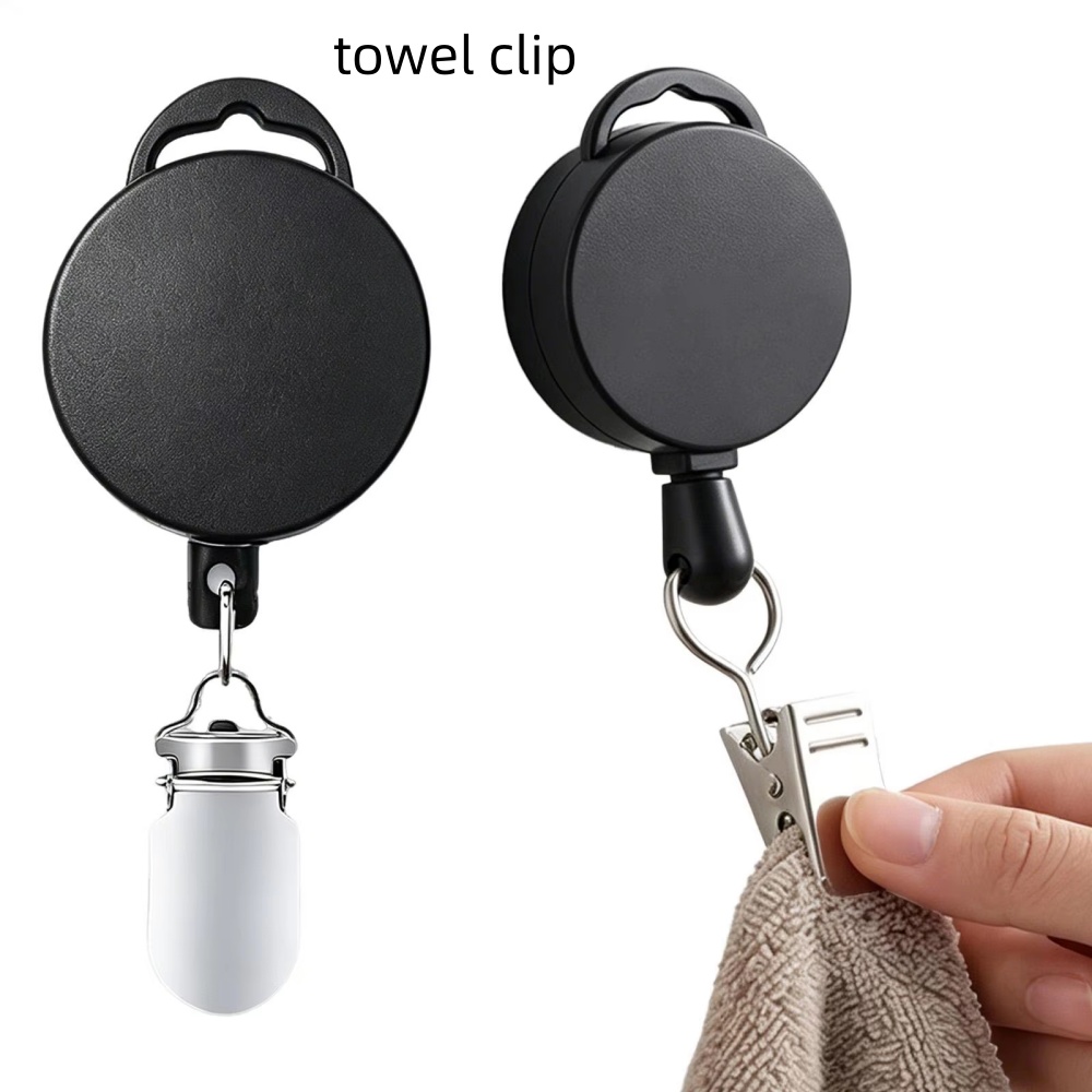 Commercial Kitchen Towels - 4/2/1pcs Automatic Retractable Towel Rack Self-Adhesive