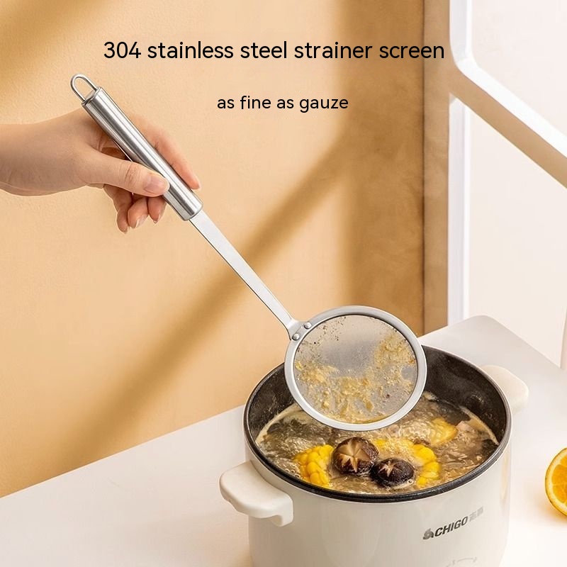 Commercial Kitchen Oil Filter - Kitchen 304 Stainless Steel Strainer, Oil
