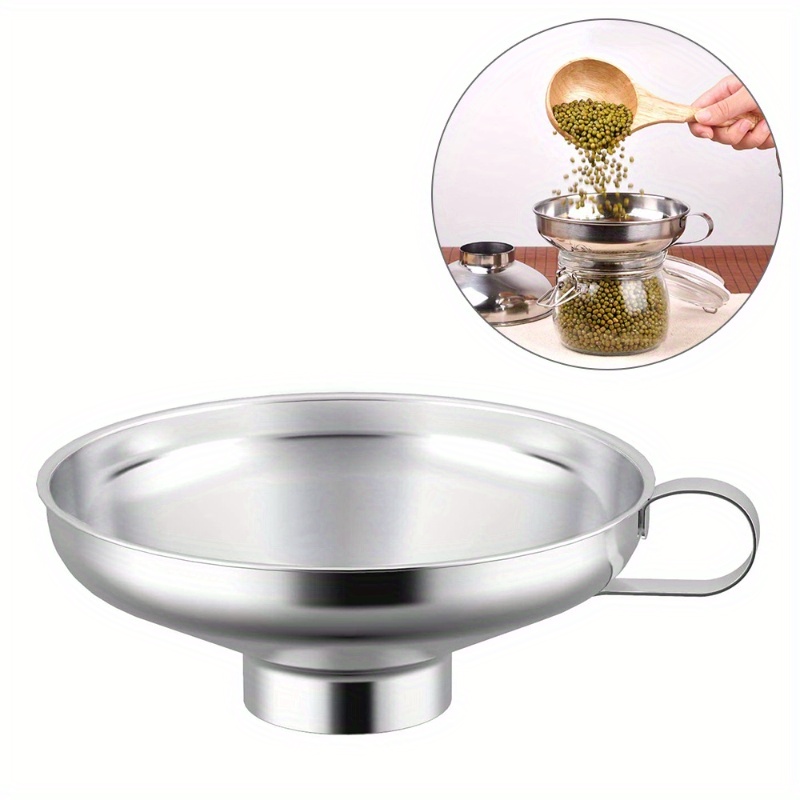 Commercial Kitchen Oil Filter - 1pcWide Mouth Liquid Funne For Jars