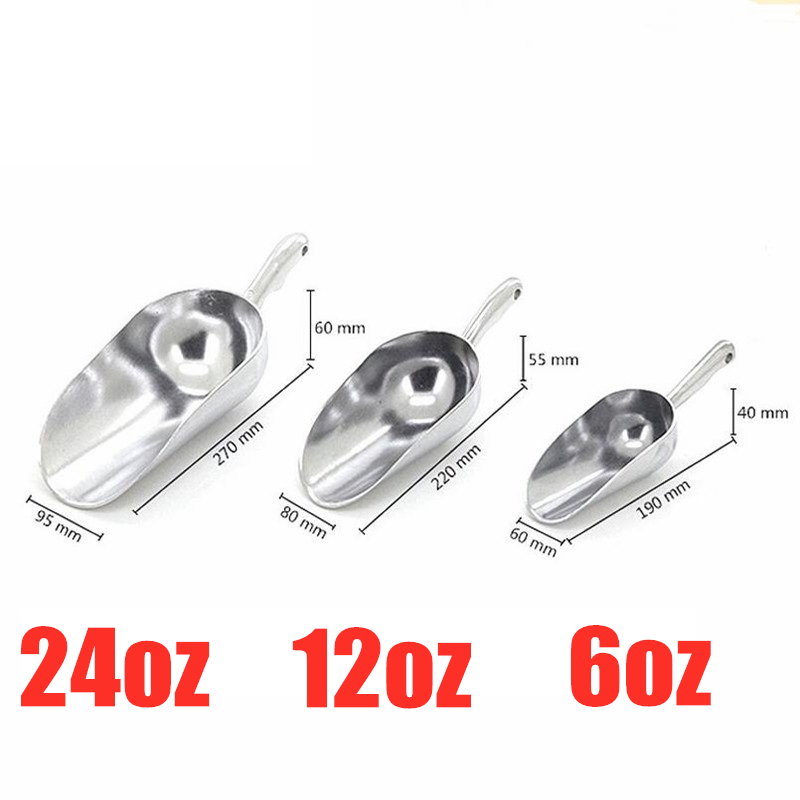 6oz/12oz/24oz Aluminum Ice Sco - Commercial Kitchen And Bar 评论和价格