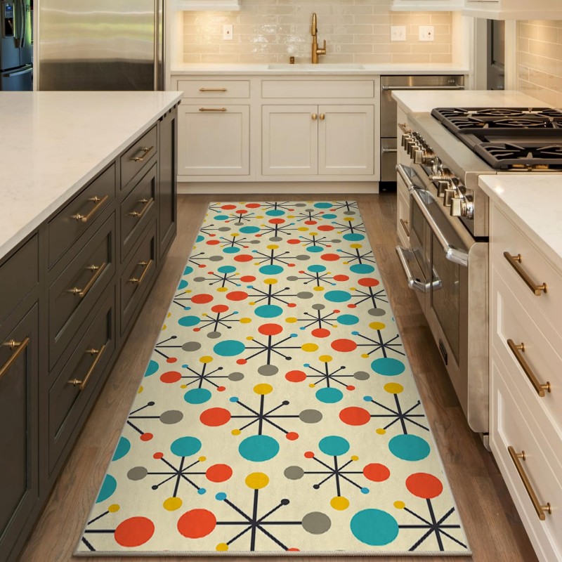 Mediterranean Floral Runner Ru - Commercial Kitchen Background 评论和价格