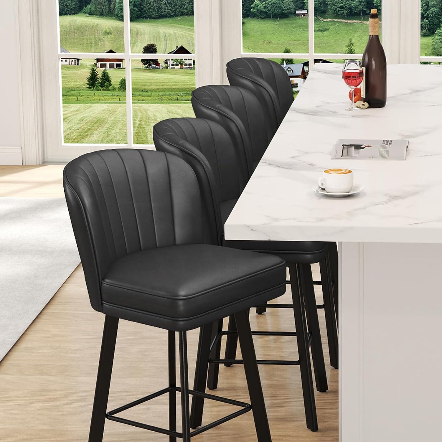 Modern Swivel Counter Height B - Commercial Kitchen And Bar 评论和价格