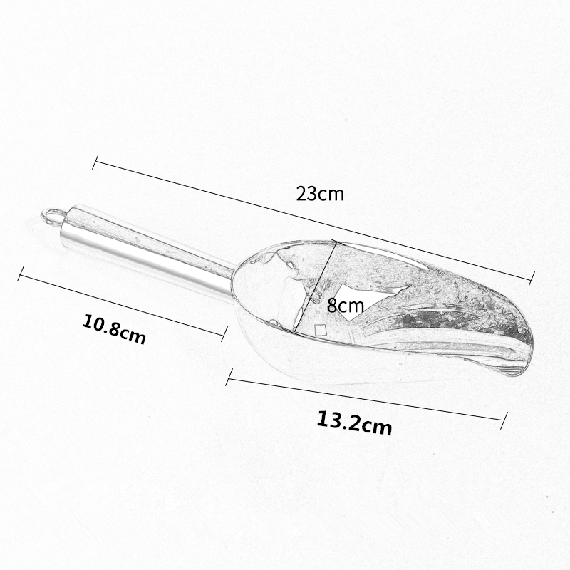 9 Inch Ice Scoop Kitchen Food  - Commercial Kitchen And Bar 评论和价格