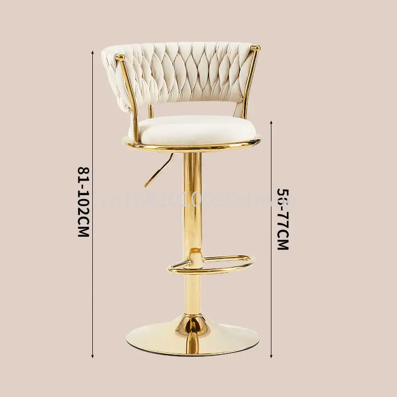 Modern Velvet Bar Stools Swive - Commercial Kitchen And Bar 评论和价格