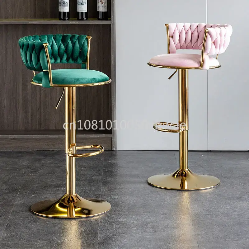 Modern Velvet Bar Stools Swive - Commercial Kitchen And Bar 评论和价格