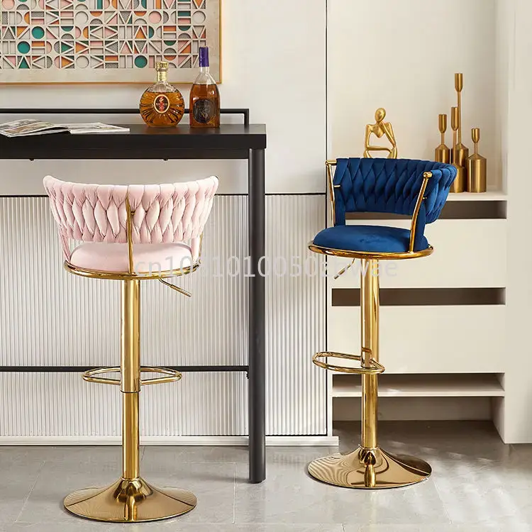 Modern Velvet Bar Stools Swive - Commercial Kitchen And Bar 评论和价格