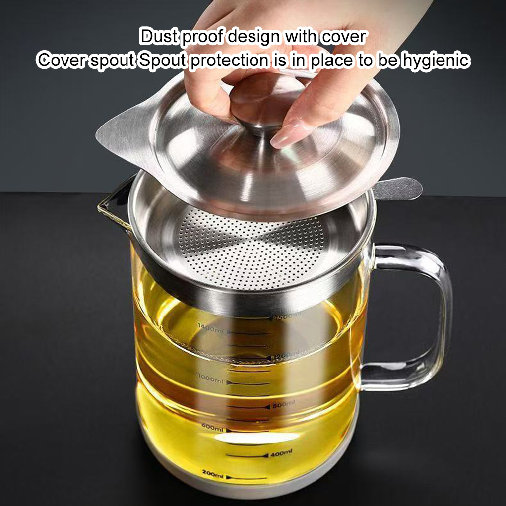 1L/1.5L Glass Oil Filter Kitch - Commercial Kitchen Oil Filter 评论和价格