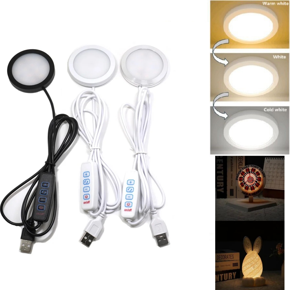 3 Colors Adjustable USB Puck L - Commercial Kitchen Lights 评论和价格