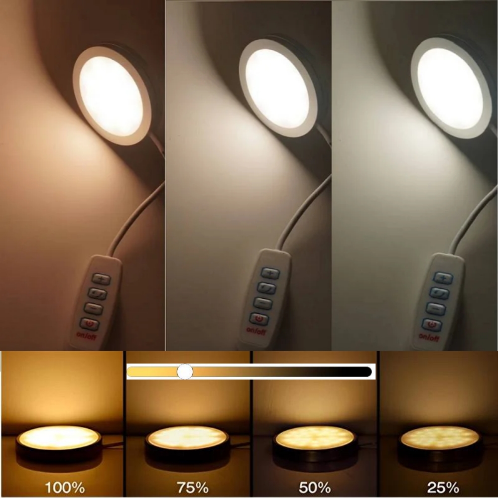 3 Colors Adjustable USB Puck L - Commercial Kitchen Lights 评论和价格