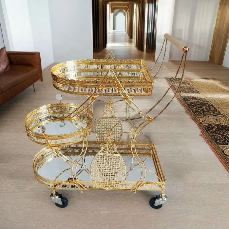 Golden Iron Modern Hotel Troll - Commercial Kitchen And Bar 评论和价格