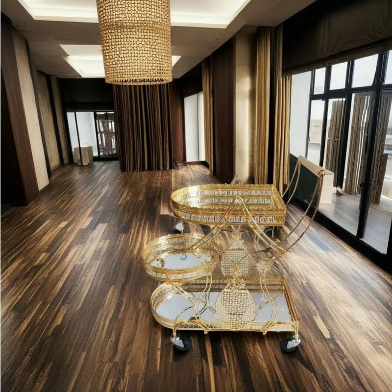 Golden Iron Modern Hotel Troll - Commercial Kitchen And Bar 评论和价格