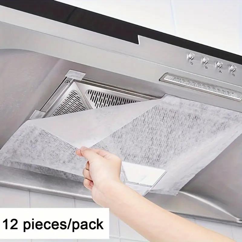12pcs Disposable Hood Oil Filt - Commercial Kitchen Oil Filter 评论和价格