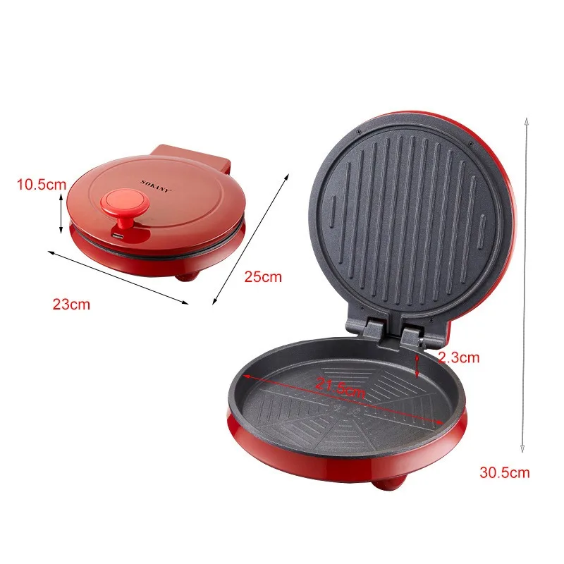 110V Electric Pizza Machine, D - Waffle Maker Commercial 评论和价格