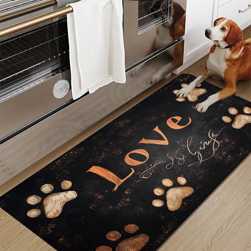 Cat Dog Paw Print Pattern Kitc - Commercial Kitchen Background 评论和价格