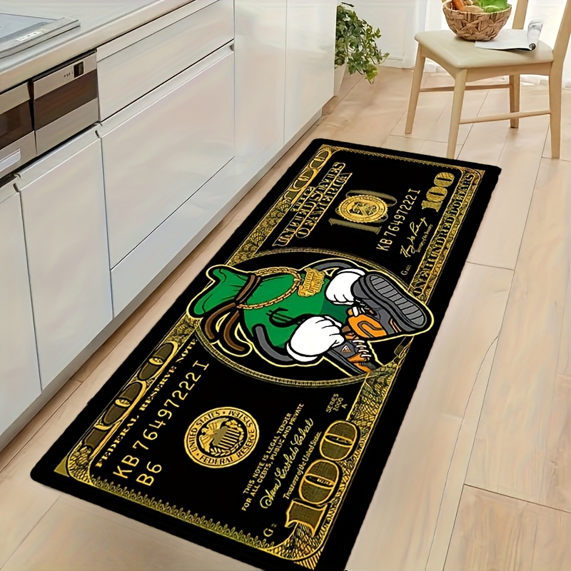 $100 Bill Pattern Area Rug,Sof - Commercial Kitchen Ideas 评论和价格