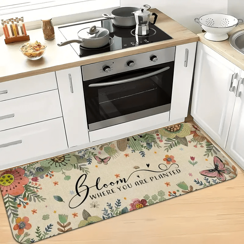 Watercolor Sunflower Bee Long  - Commercial Kitchen Background 评论和价格