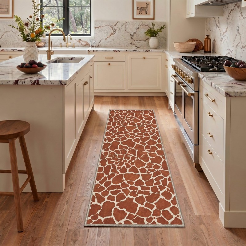 Mushroom Butterfly Runner Rug  - Commercial Kitchen Background 评论和价格