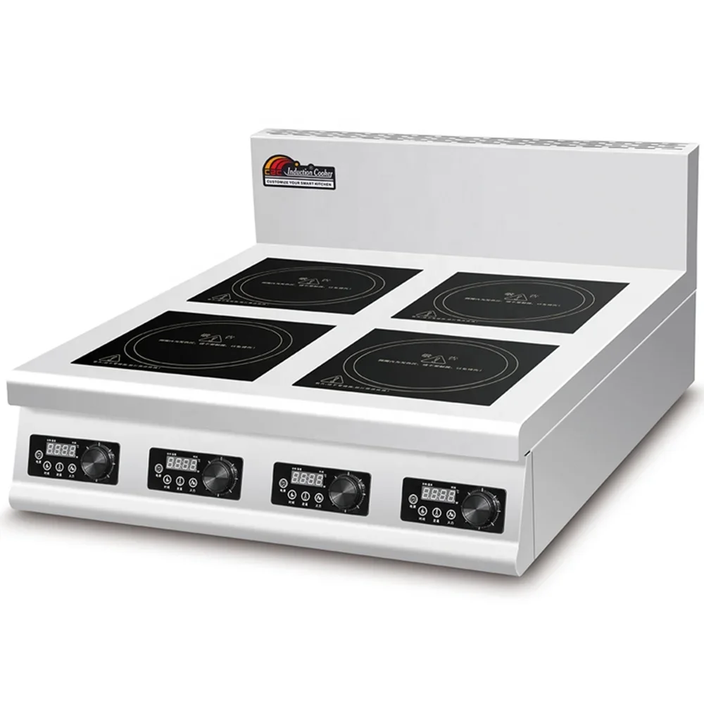 4 Burner Flat Industrial Comme - Range Commercial Kitchen 评论和价格