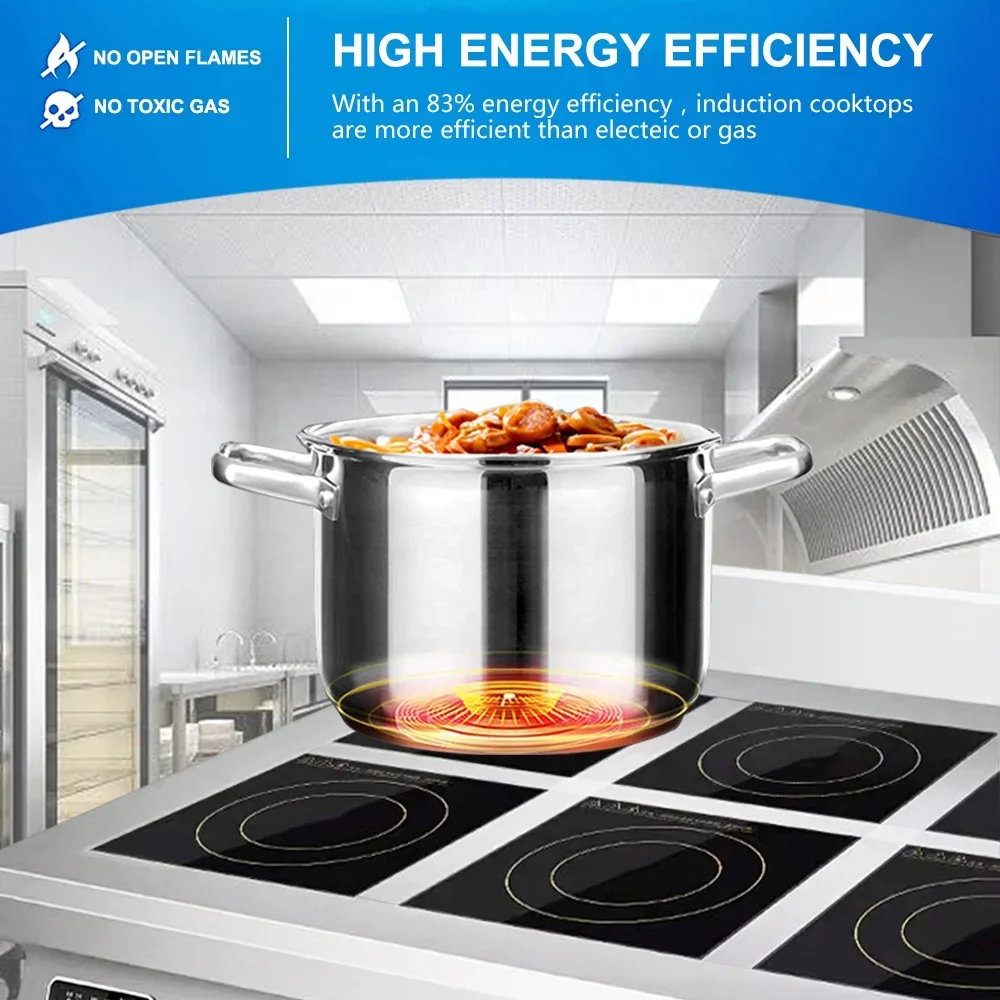 4 Burner Flat Industrial Comme - Range Commercial Kitchen 评论和价格