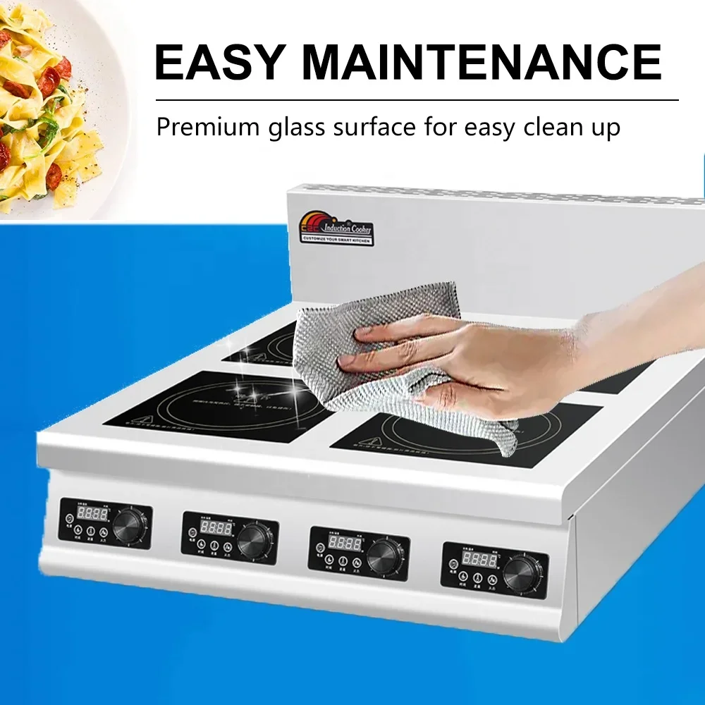 4 Burner Flat Industrial Comme - Range Commercial Kitchen 评论和价格