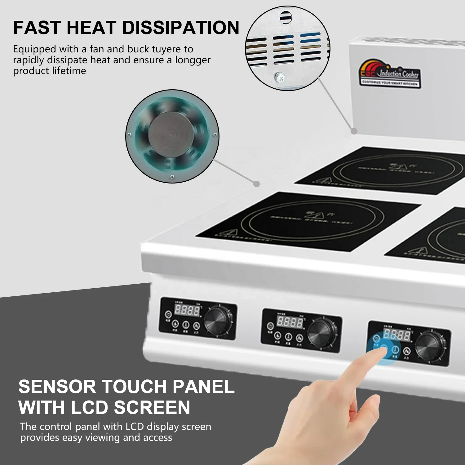 4 Burner Flat Industrial Comme - Range Commercial Kitchen 评论和价格