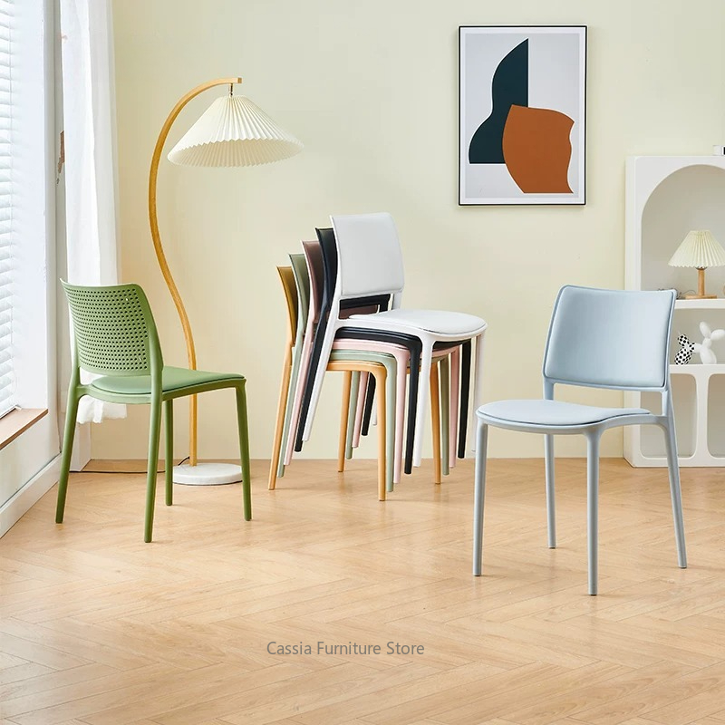 Plastic Chair with Backrest fo - Commercial Kitchen Small Space 评论和价格