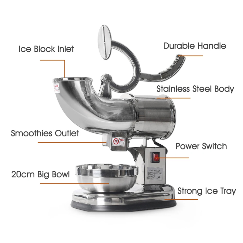 Electric Snow Cone Machine Ice - Commercial Ice Maker 评论和价格