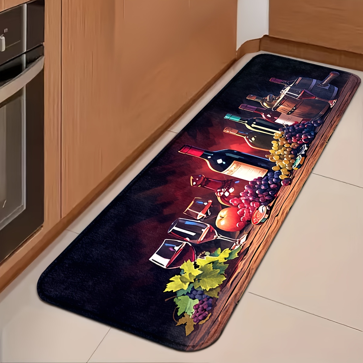 Realistic Broccoli Apple Grape - Commercial Kitchen Background 评论和价格