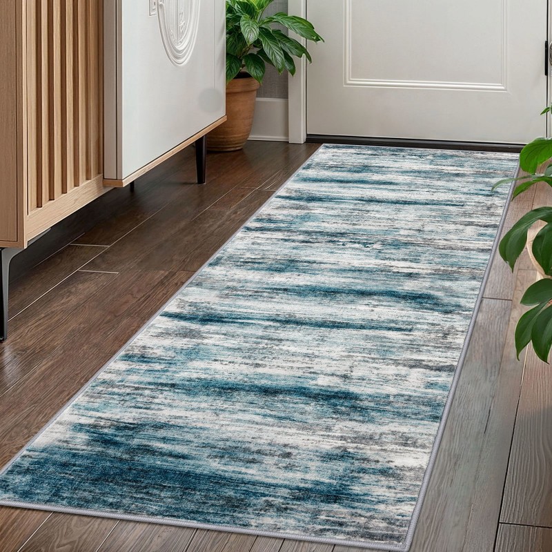 Garden Floral Runner Rug Beige - Commercial Kitchen Background 评论和价格