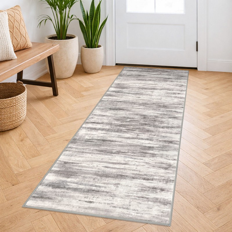 Garden Floral Runner Rug Beige - Commercial Kitchen Background 评论和价格
