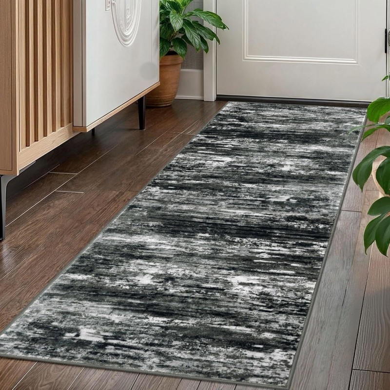 Garden Floral Runner Rug Beige - Commercial Kitchen Background 评论和价格