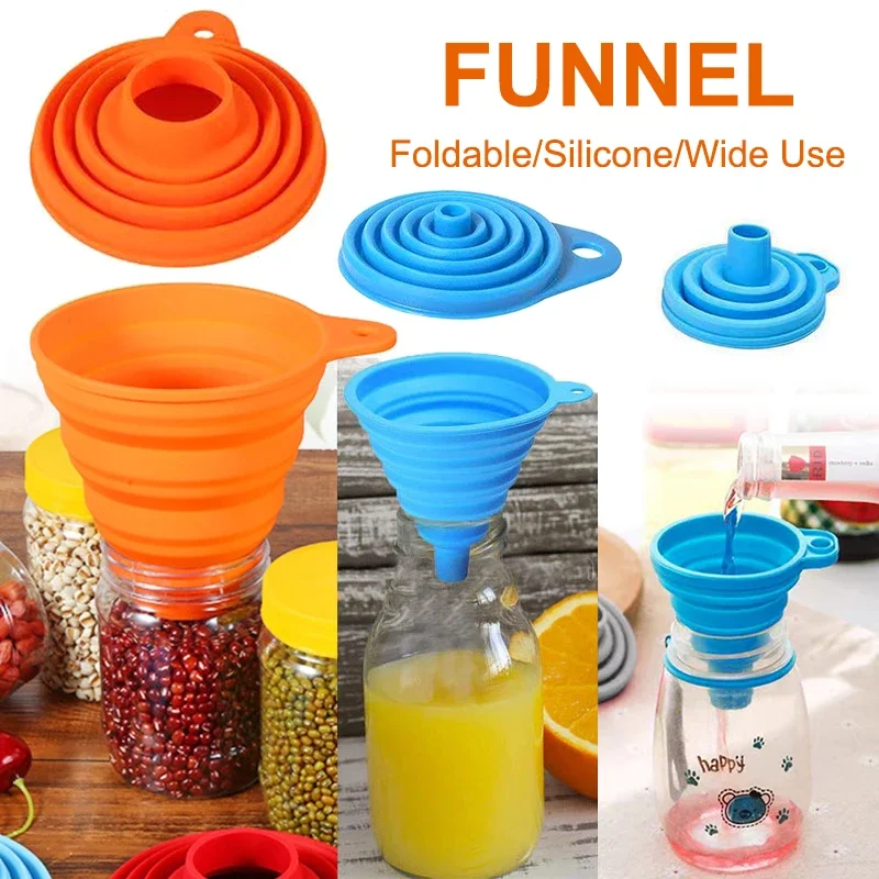 1/4PCS Silicone Collapsible Fu - Commercial Kitchen Oil Filter 评论和价格
