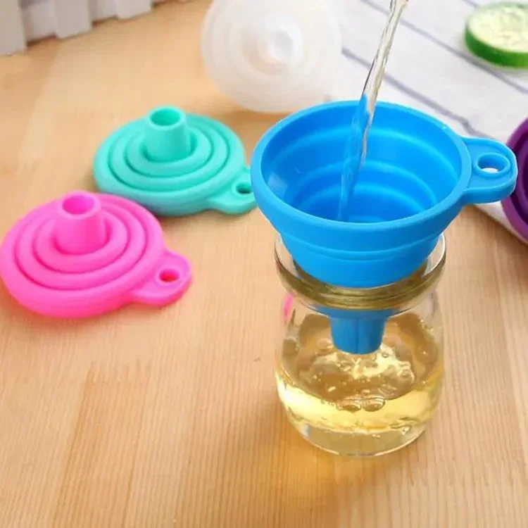 1/4PCS Silicone Collapsible Fu - Commercial Kitchen Oil Filter 评论和价格
