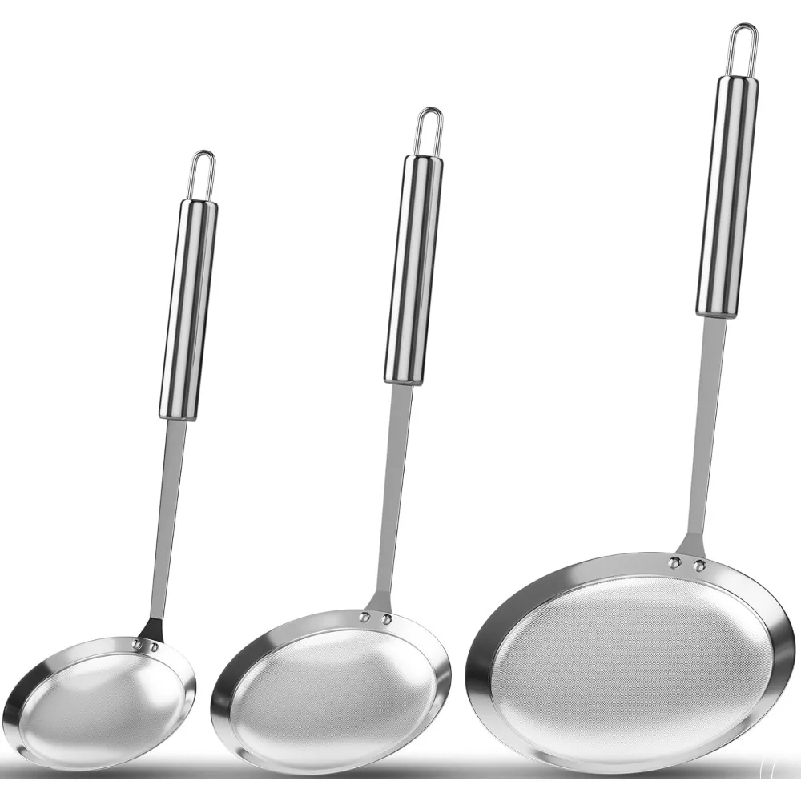 1 Pack Skimmer Spoon 304 Stain - Commercial Kitchen Oil Filter 评论和价格