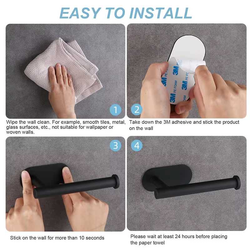 Adhesive Toilet Paper Holder K - Commercial Kitchen Towels 评论和价格
