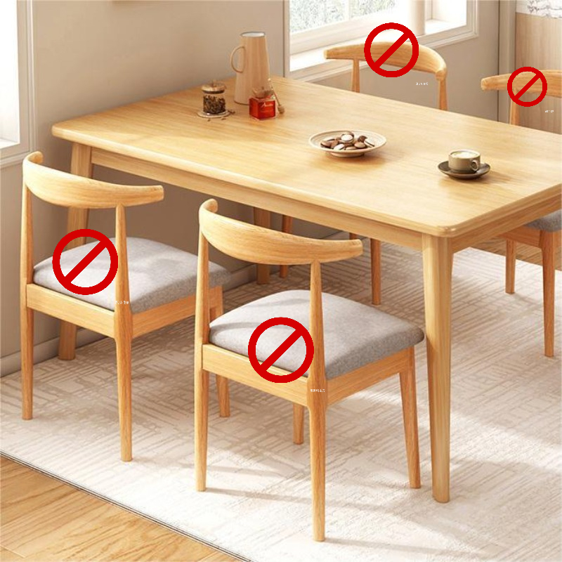 Solid Wood Leg Dining Table fo - Commercial Kitchen Small Space 评论和价格