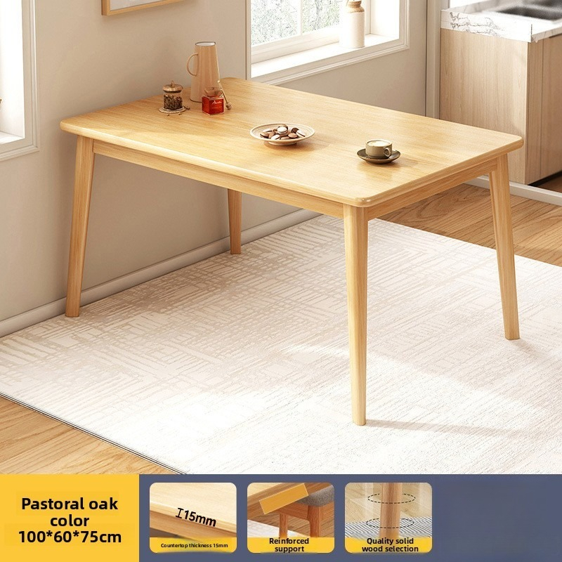 Solid Wood Leg Dining Table fo - Commercial Kitchen Small Space 评论和价格