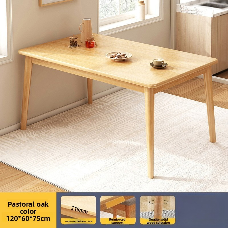 Solid Wood Leg Dining Table fo - Commercial Kitchen Small Space 评论和价格