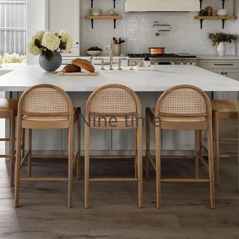 Solid Wood Rattan Kitchen Bar  - Commercial Kitchen And Bar 评论和价格