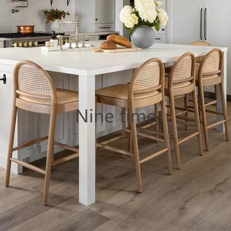 Solid Wood Rattan Kitchen Bar  - Commercial Kitchen And Bar 评论和价格